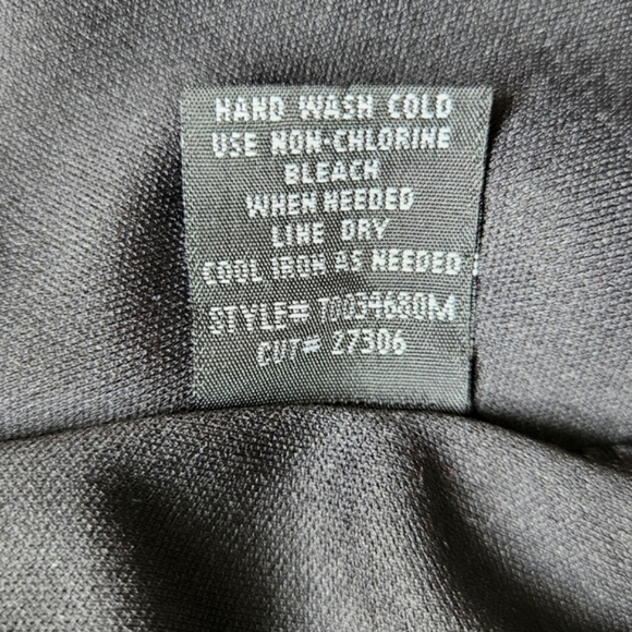 Connected Apparel strapless black chiffon midi dress ties around neck Size 12 - Picture 14 of 16